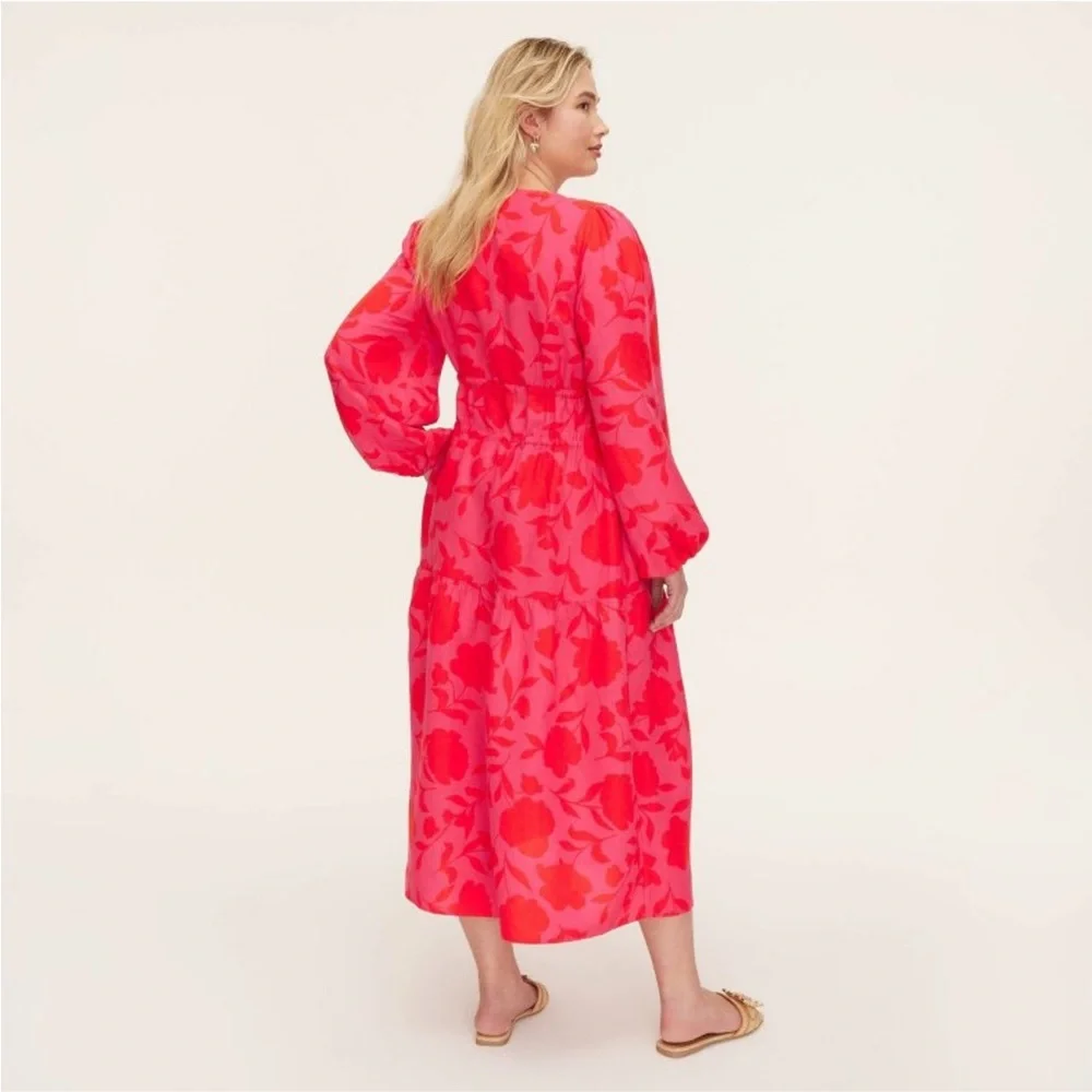 Rose Linen Long Sleeve Maxi Dress from kate spade new york x Target - Picture 5 of 7
